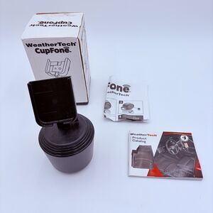 WeatherTech CupFone Universal Adjustable Cup Holder Car Mount for Cell Phone